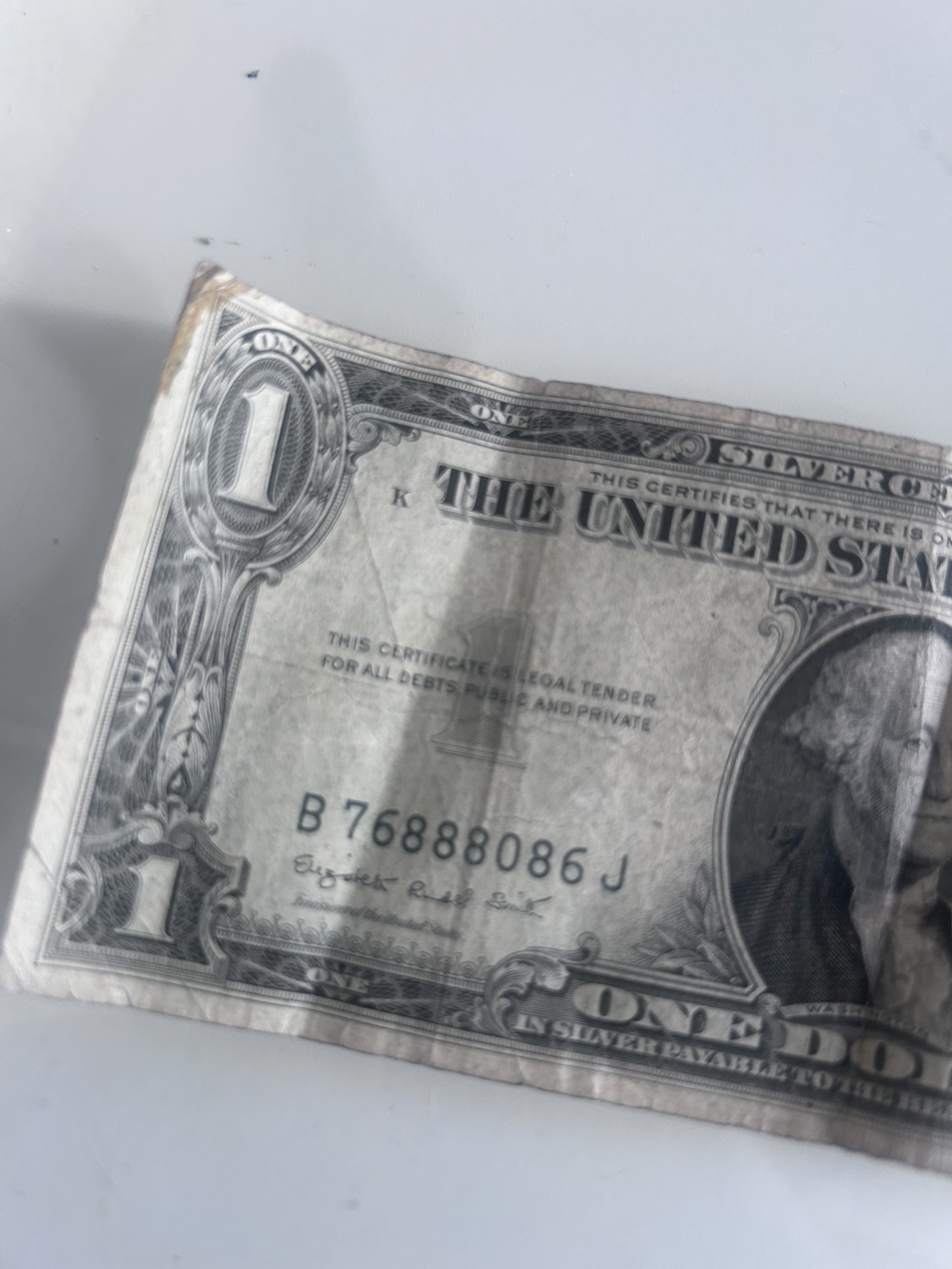 One dollar 1935 Blu label - photo 5