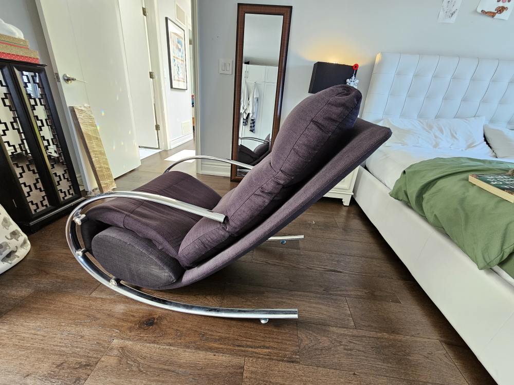 rocking chair with ottoman thumbnail
