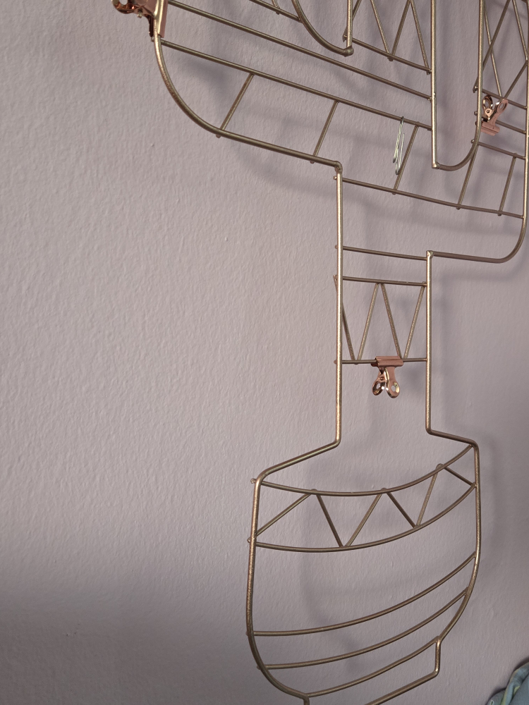 rose gold cactus wall photo display - photo 4