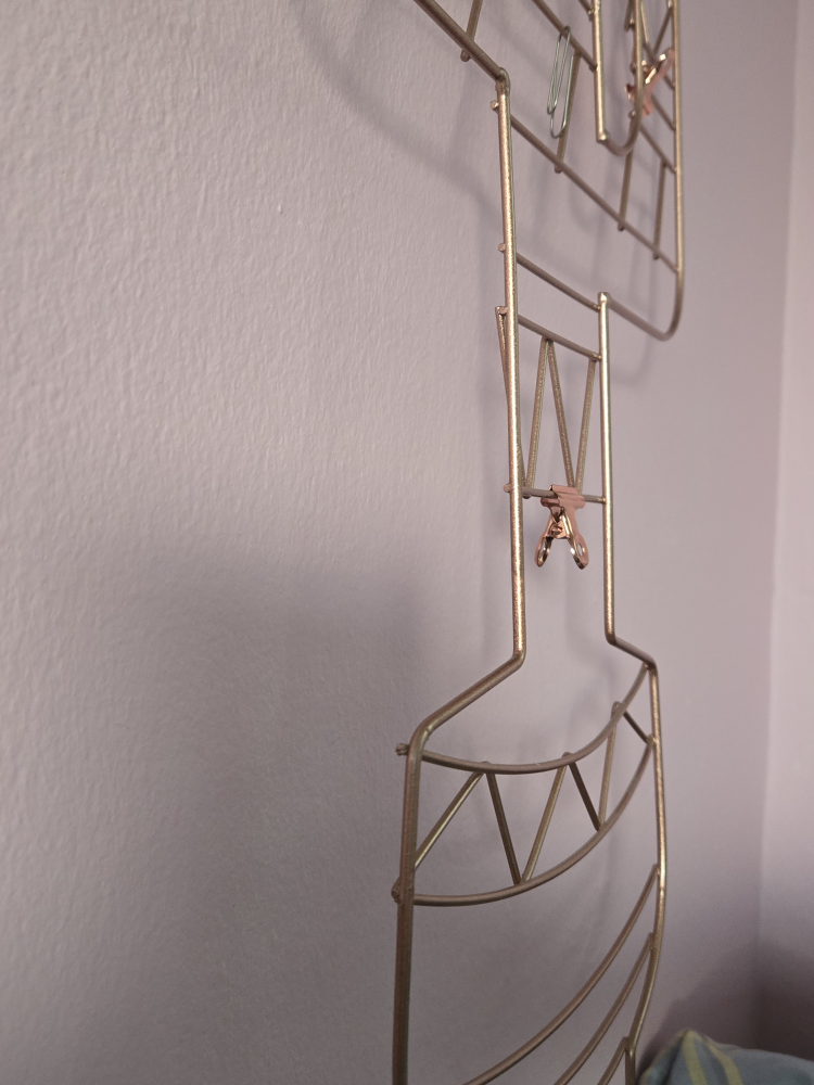 rose gold cactus wall photo display - photo 5
