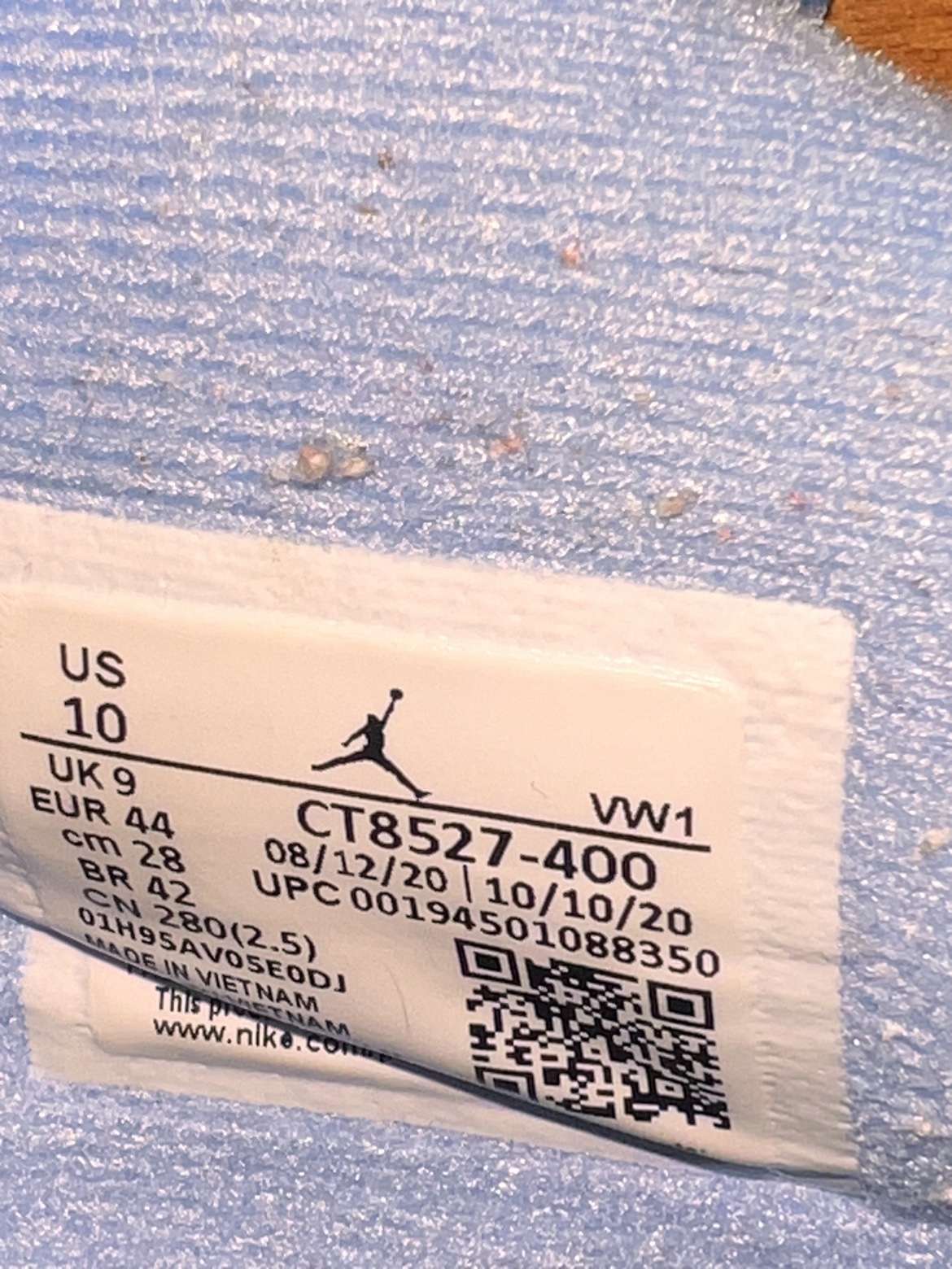 Jordan 4 Retro University Blue - photo 4