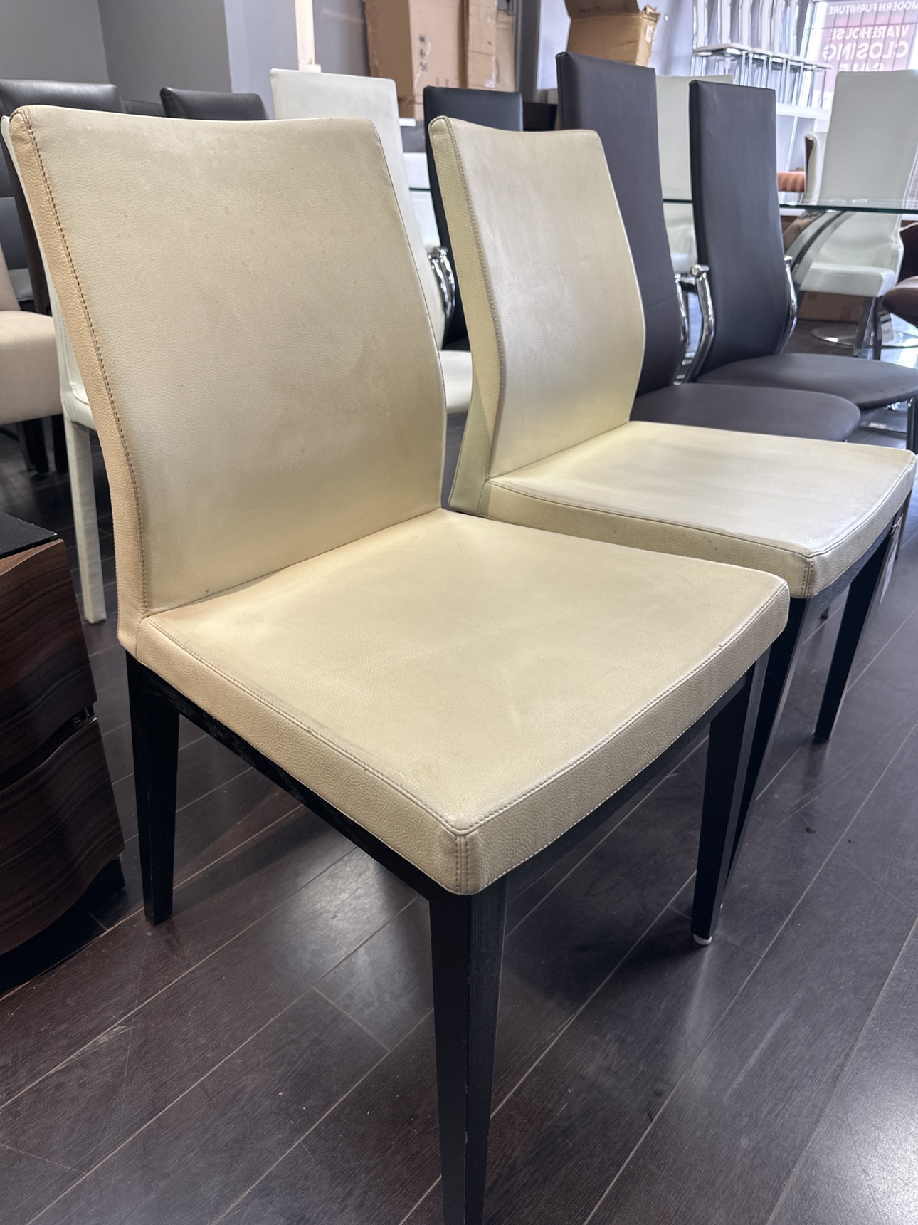 Leather Dining chairs thumbnail