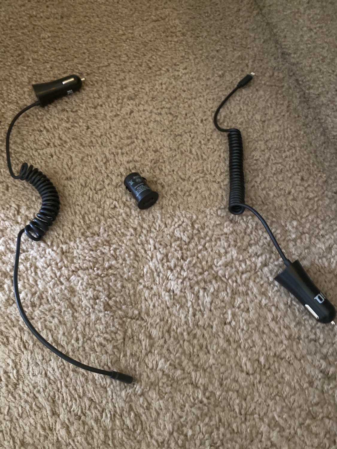 Car chargers for iPhone, iPad, USB (Cigarette socket plug)