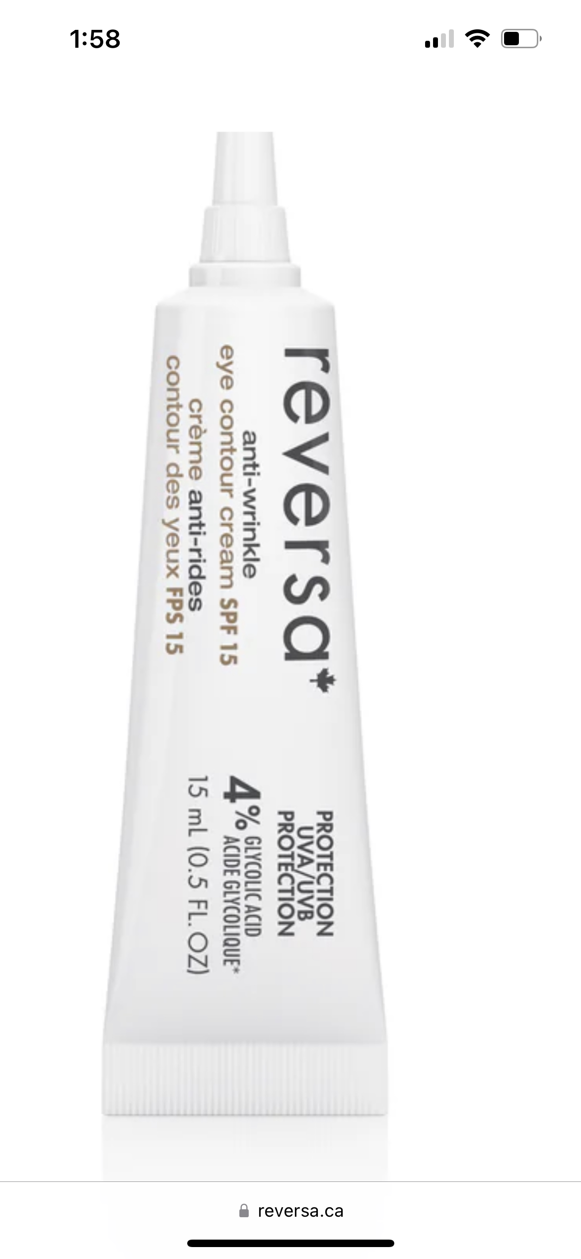 Reversa anti wrinkle eye contour cream - photo 3