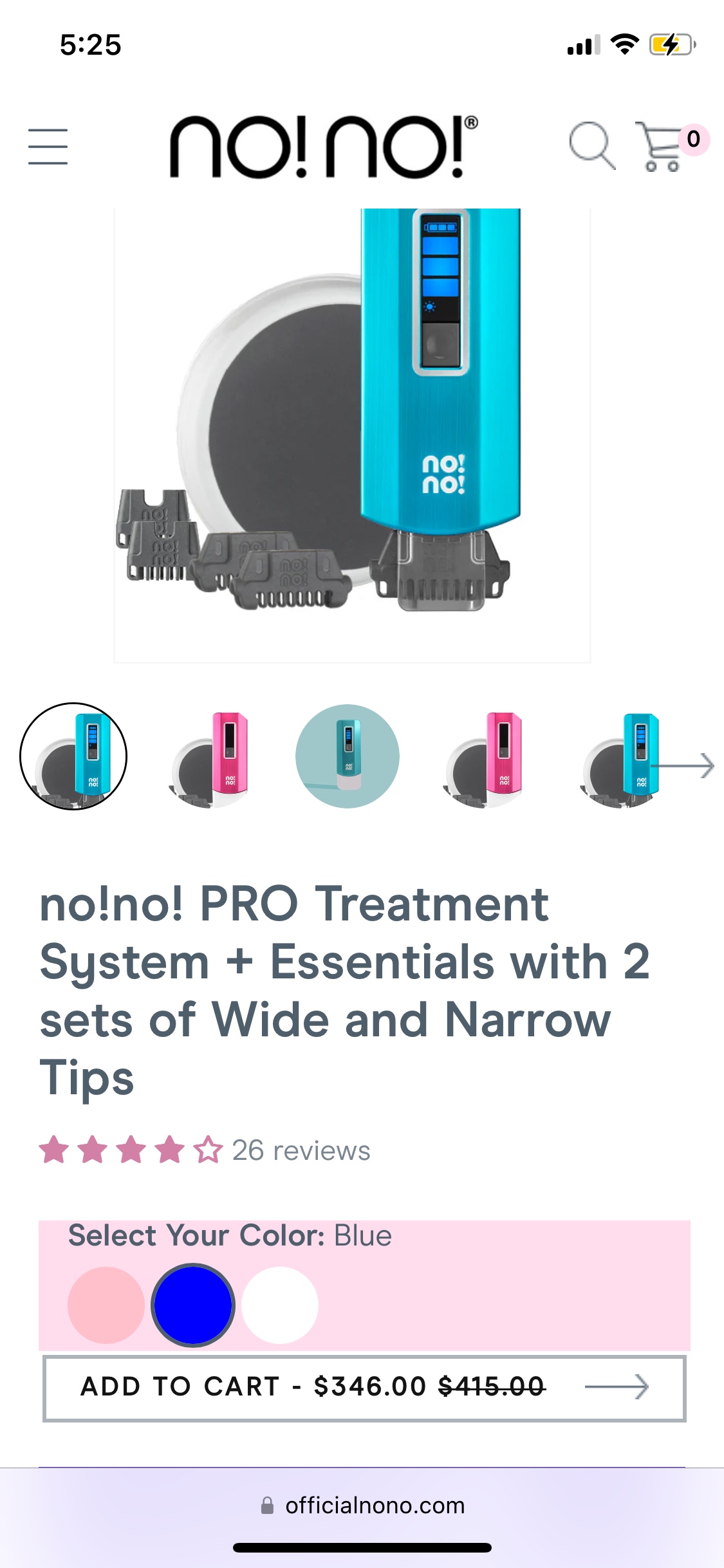 No!No!Pro laser hair removal kit - photo 2