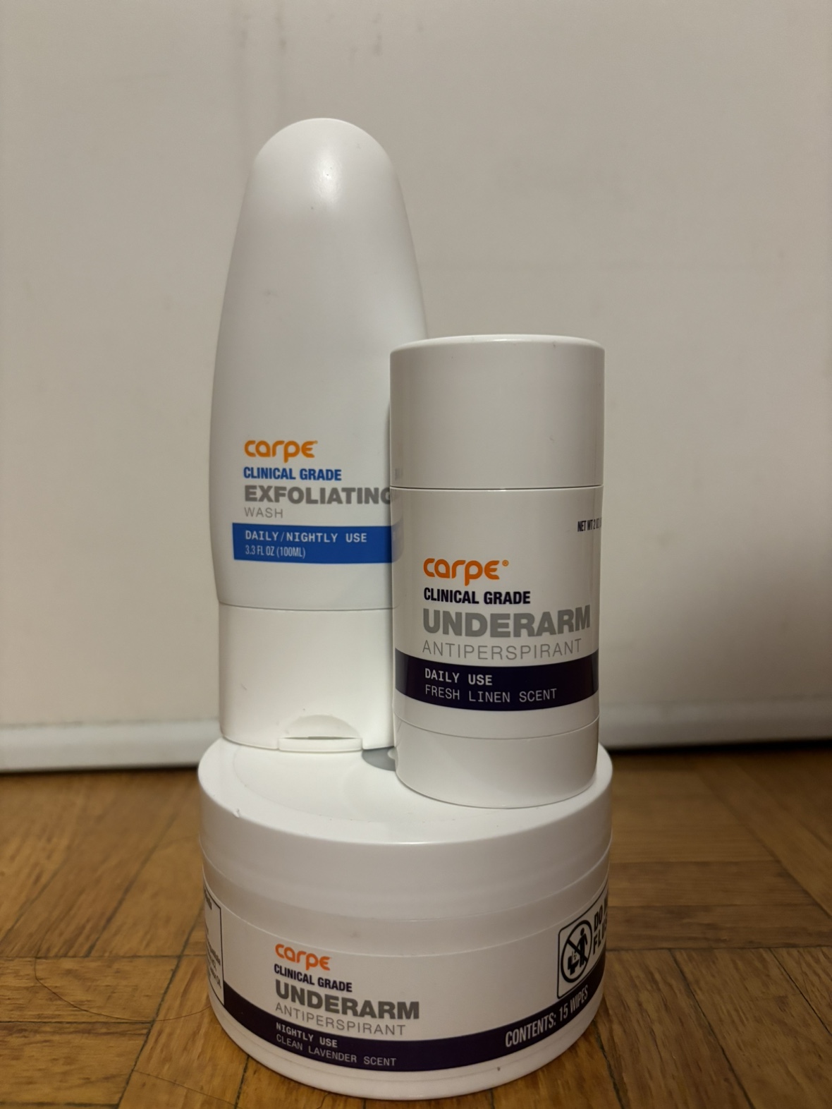 Carpe Clinical Grade Antiperspirent Underarm Regimen thumbnail