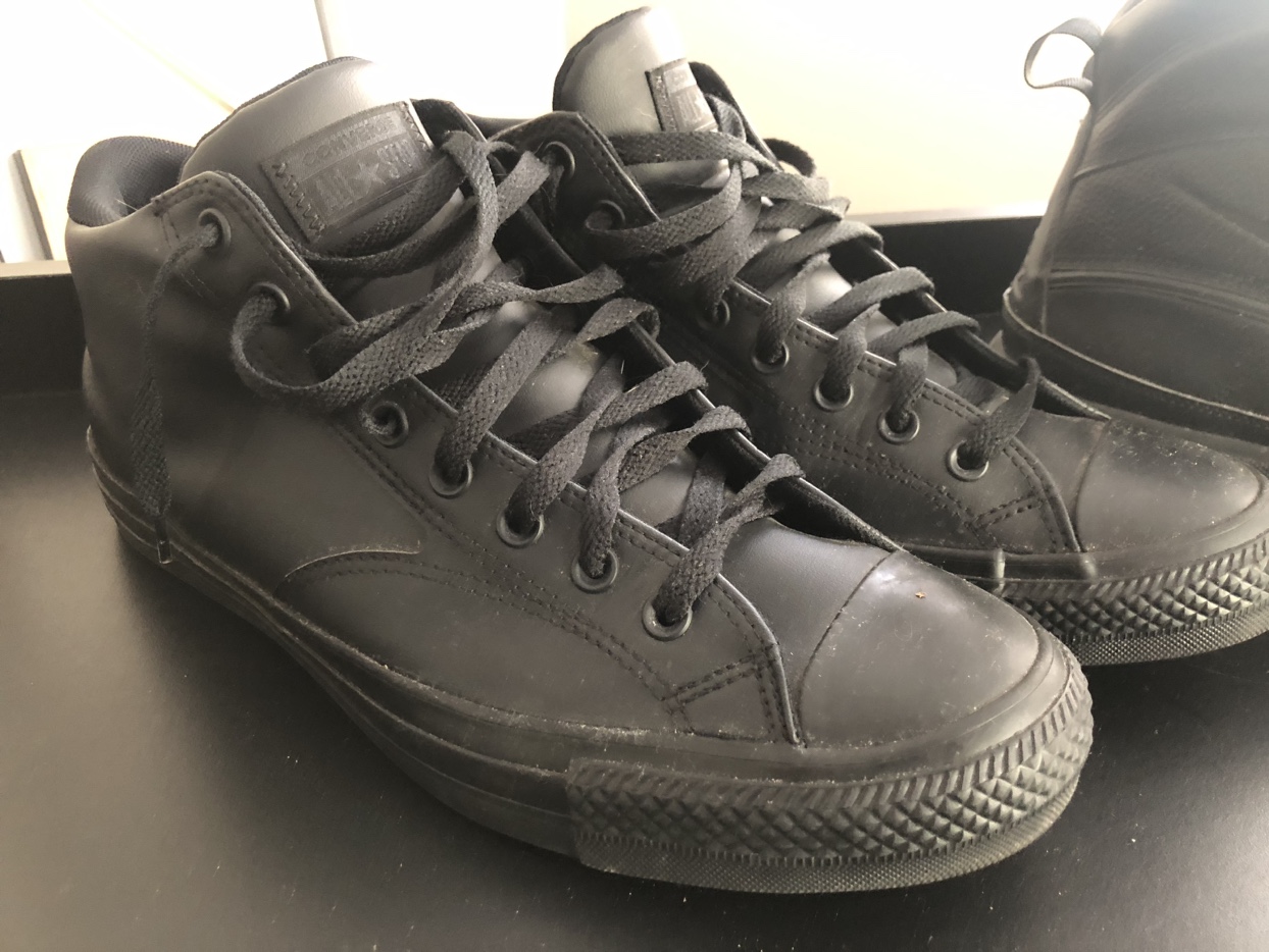 Size 12 - Nike boots and Converse mid tops - photo 2