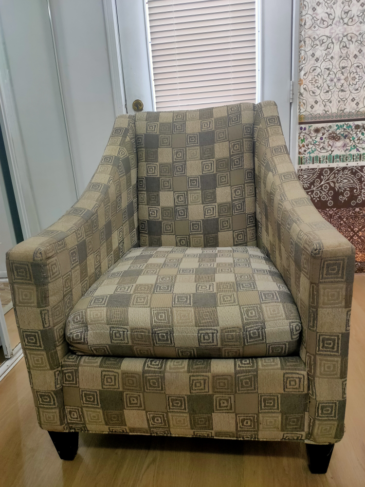 Wingback arm chair - used thumbnail