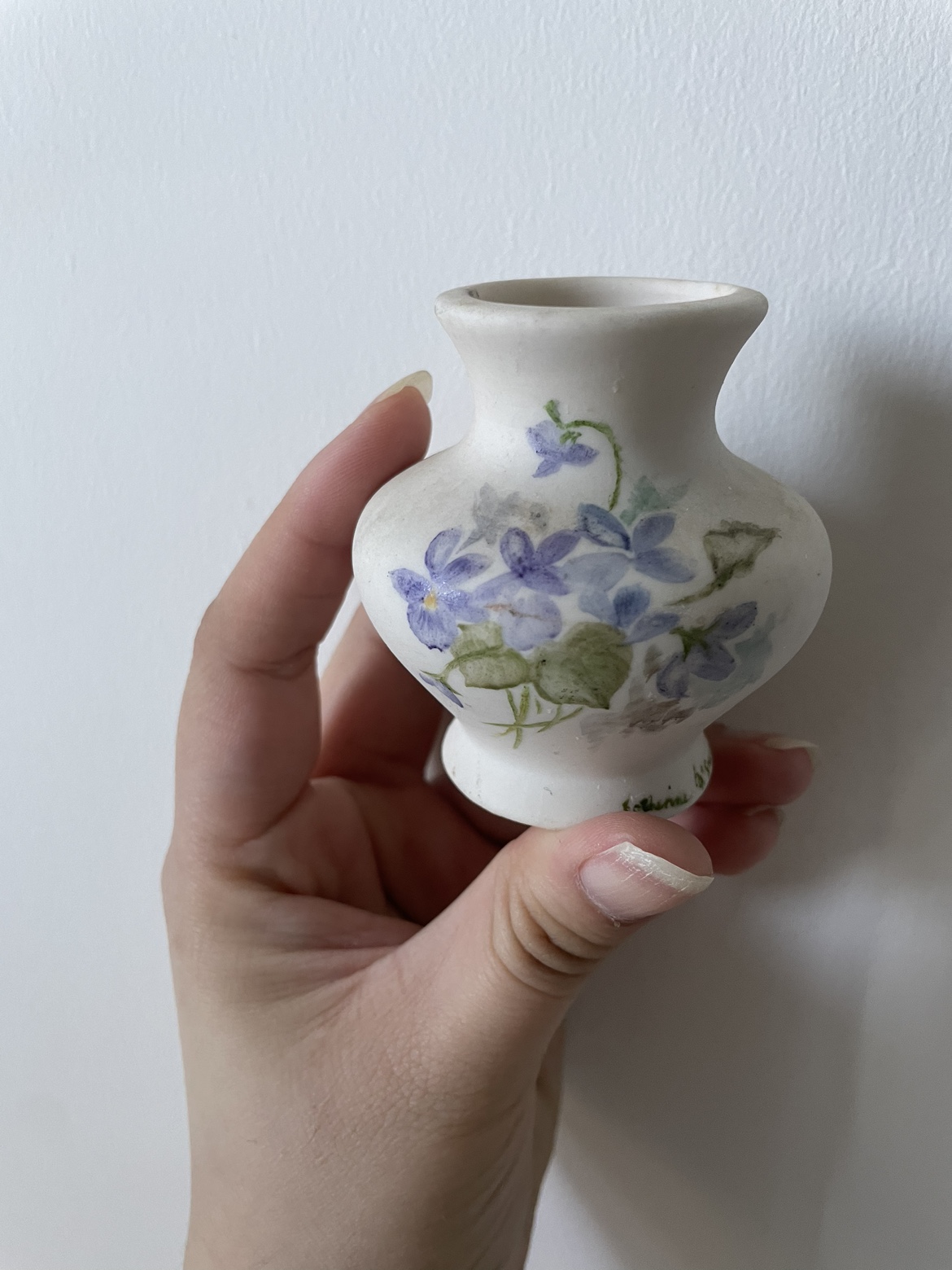 Handpainted vase