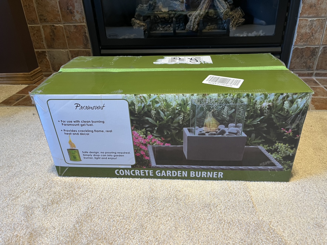 *NEW* Square Concrete Garden Burner - Includes 9 fuel cans - photo 3