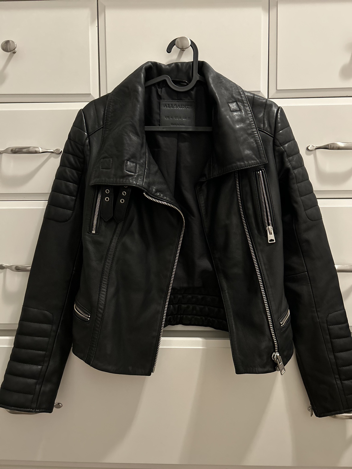 All Saint Leather Biker Jacket thumbnail