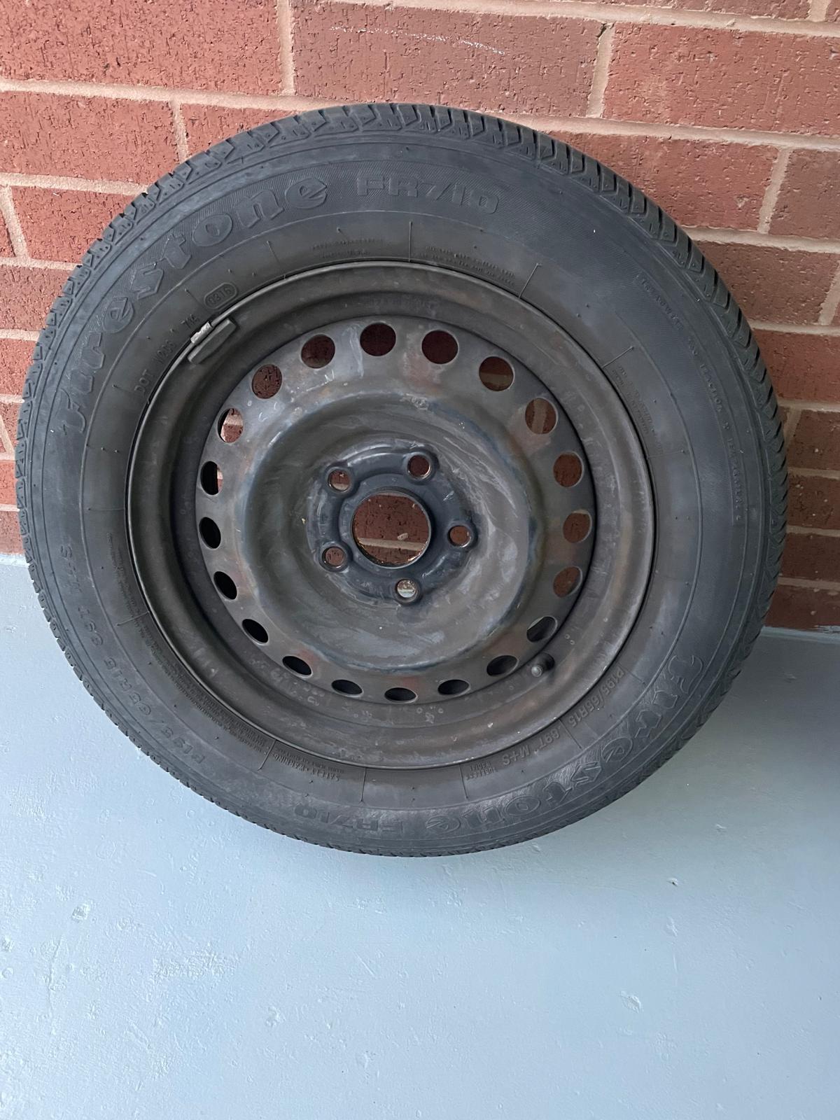 195/65R15 Honda Civic 2010 summer tires with rim - photo 3