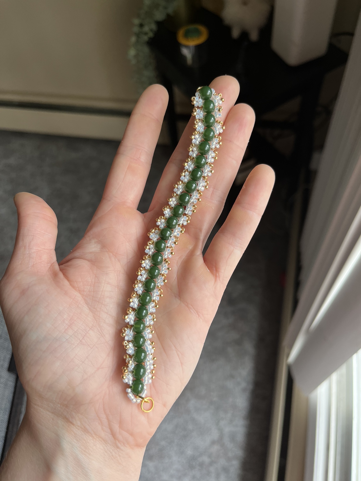 🍉🇵🇸Beaded caterpillar bracelet (handmade)🇵🇸🍉FUNDRAISER - photo 2