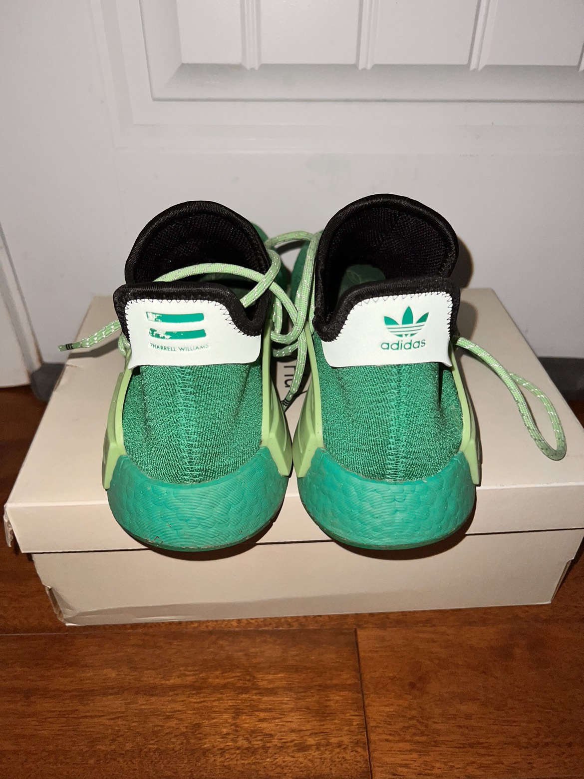 Adidas NMD Hu Pharrell Green Complexand image indicator(3)
