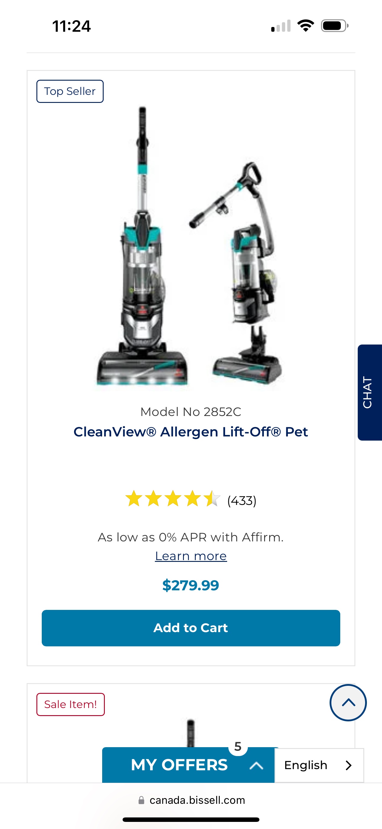 BISSELL® CleanView® Allergen Pet Lift-Off® image indicator(3)