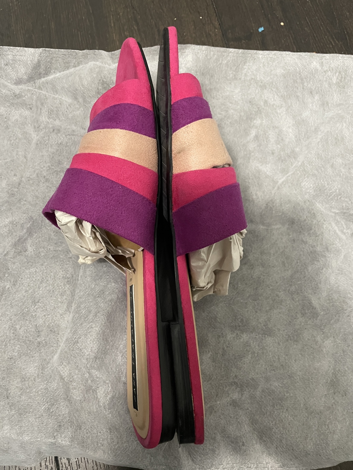 Zara coloured flat sandals image indicator(3)