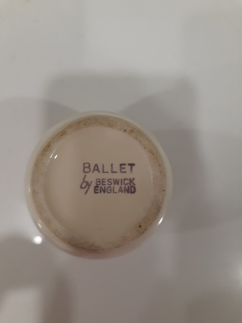 Vintage Beswick The Ballet Condiment Pot image indicator(3)