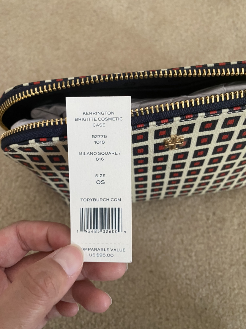 NWT Tory Burch Kerrington Brigitte Cosmetic Case - photo 5