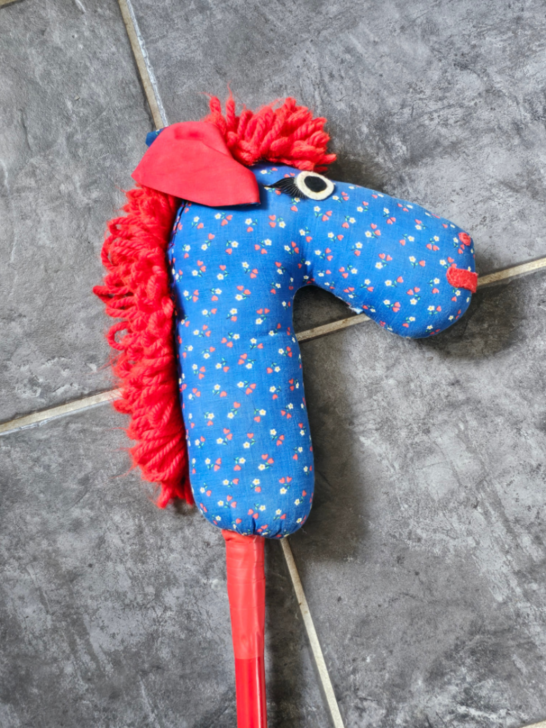 Adorable Vintage Artisan Stick Horse image indicator(5)