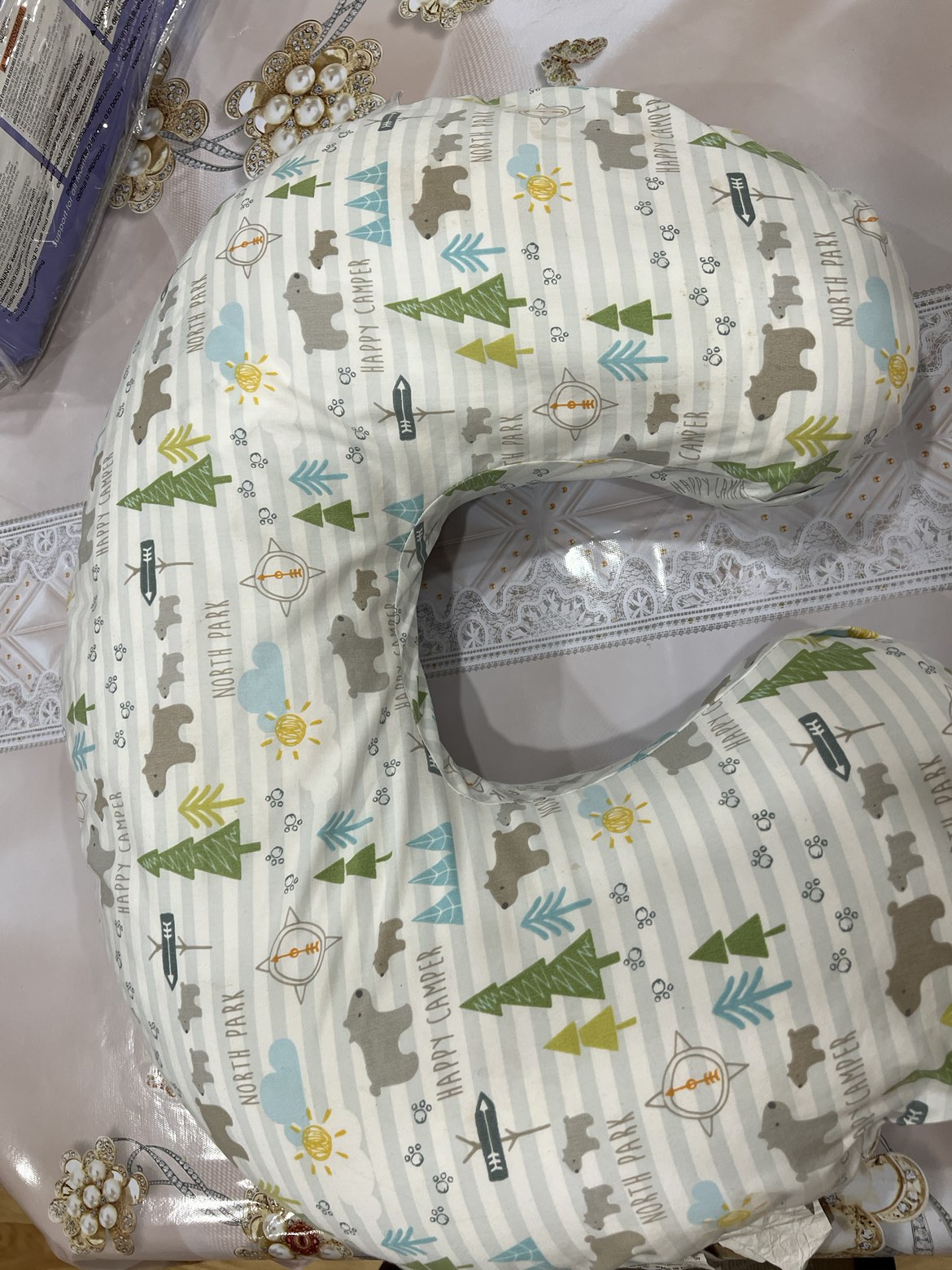 Baby feeding and infant support pillow - photo 3