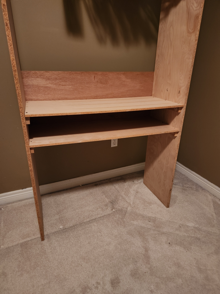 unfinished wood clothes organizer unit - photo 2