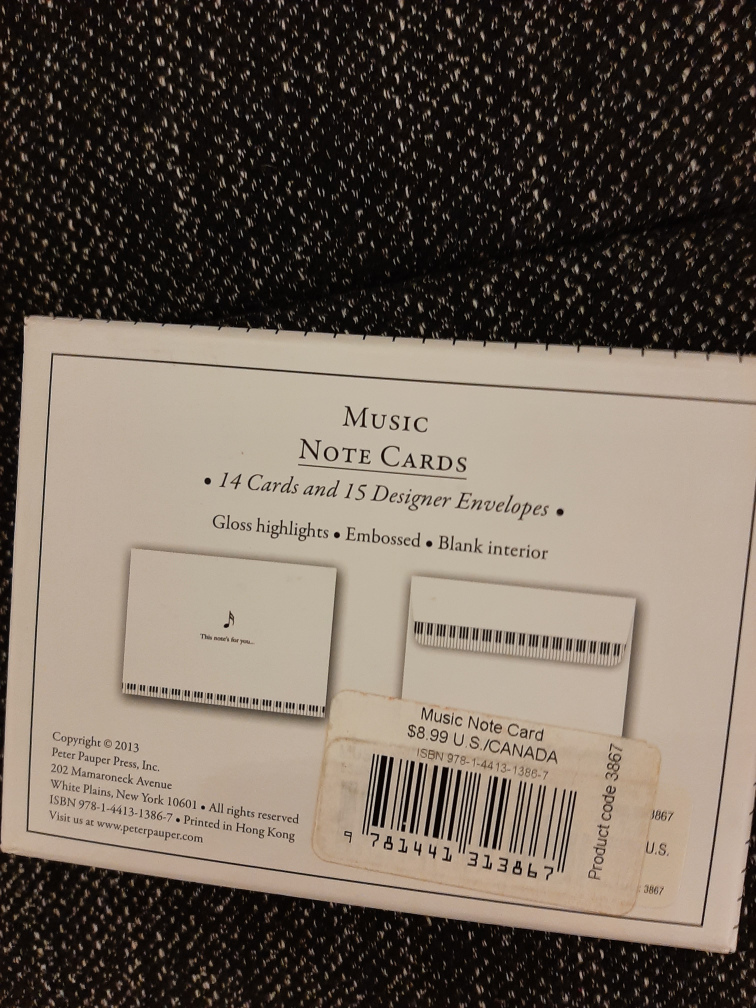 Brand new set of note cards with envelopes  image indicator(2)