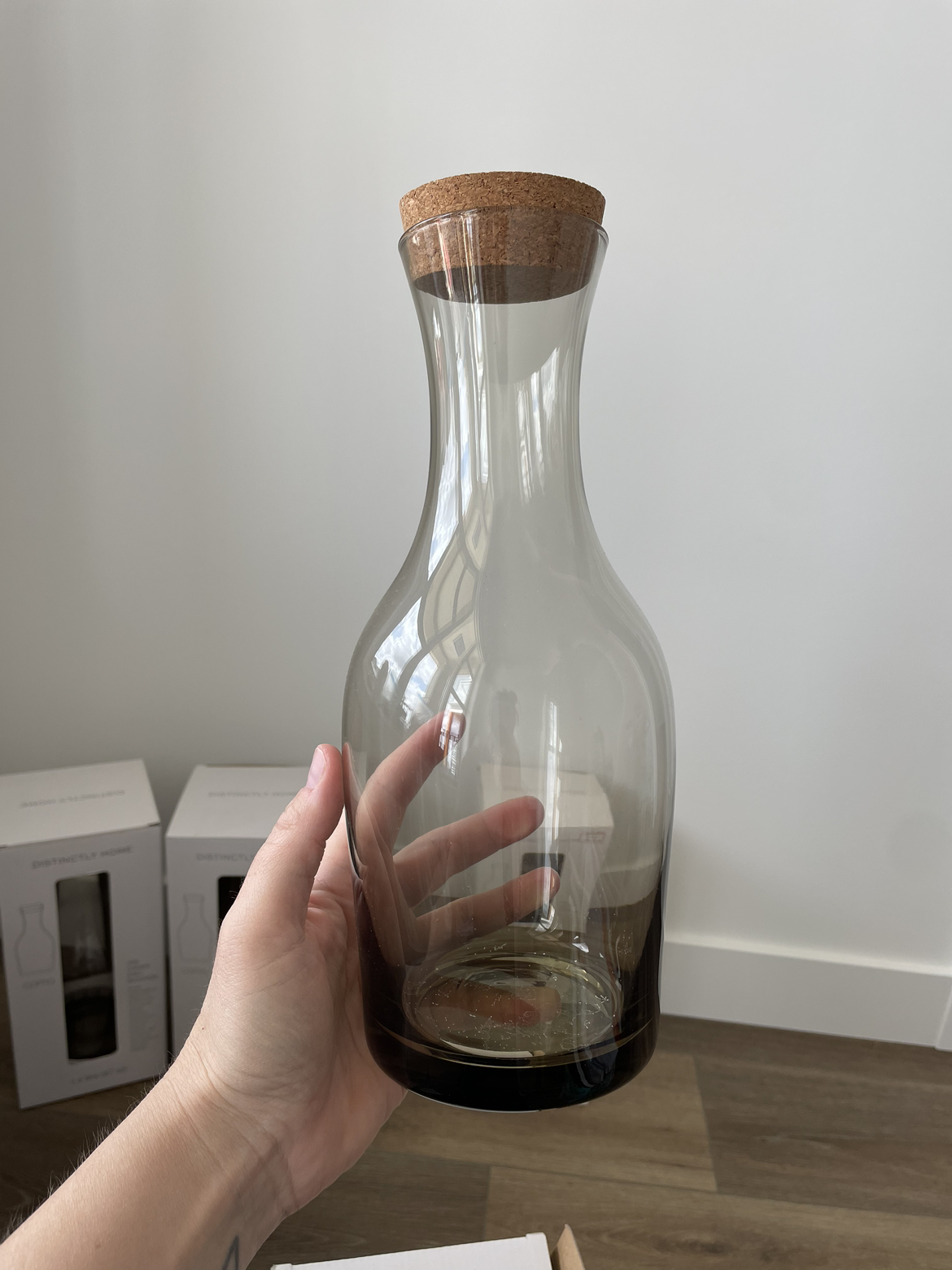 4 carafe with cork stopper
