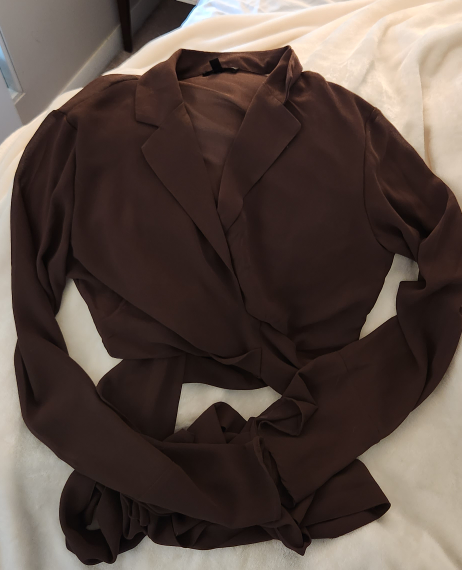 shear wrap shirt