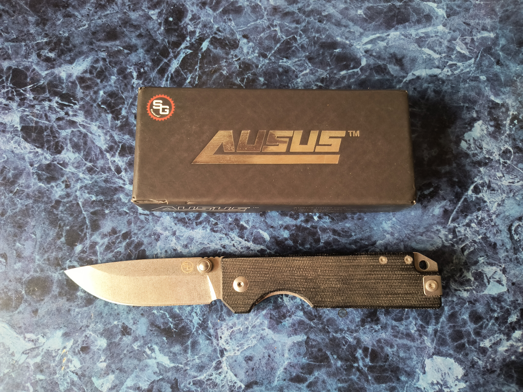 Statgear Ausus knife, D2 & micarta 🥕 thumbnail