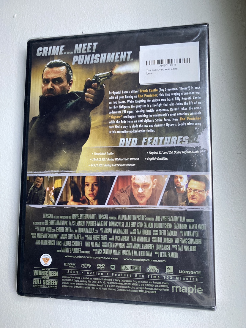 NEW Punisher-war Zone DVD - photo 2