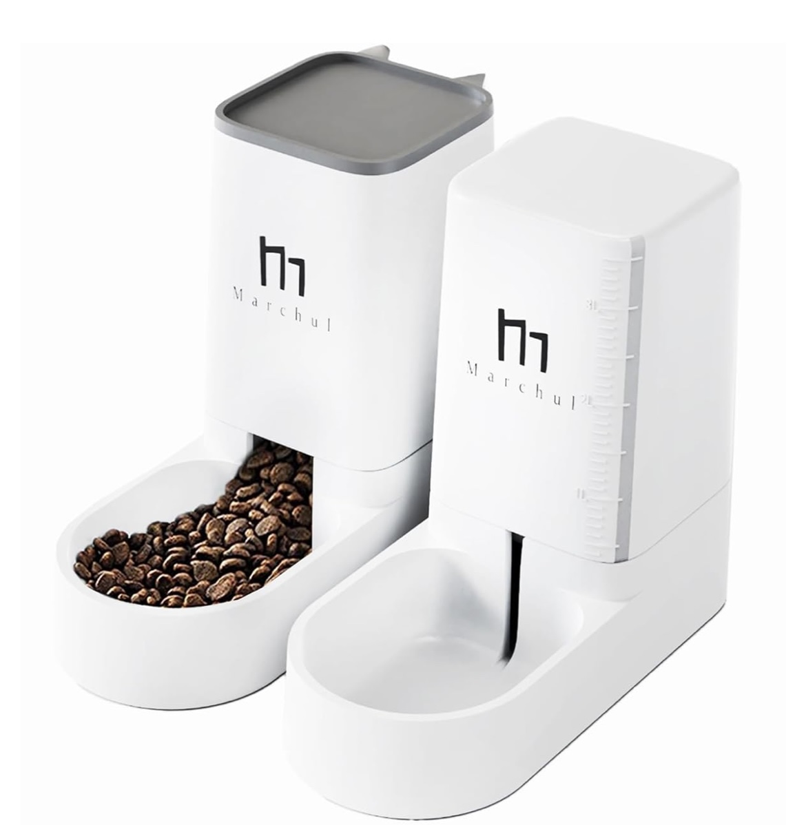 Cat water and food dispenser