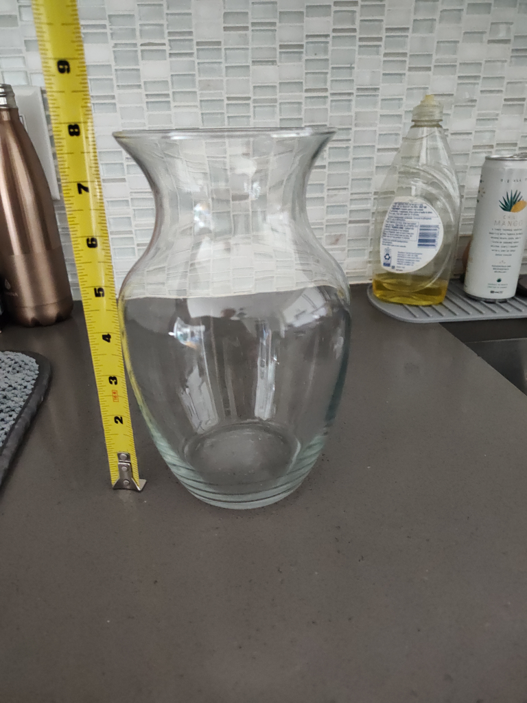 glass vase
