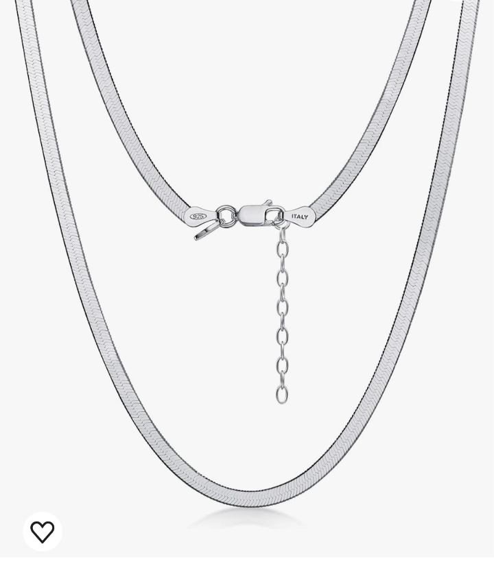 925 Sterling Silver Flat Snake Chain thumbnail