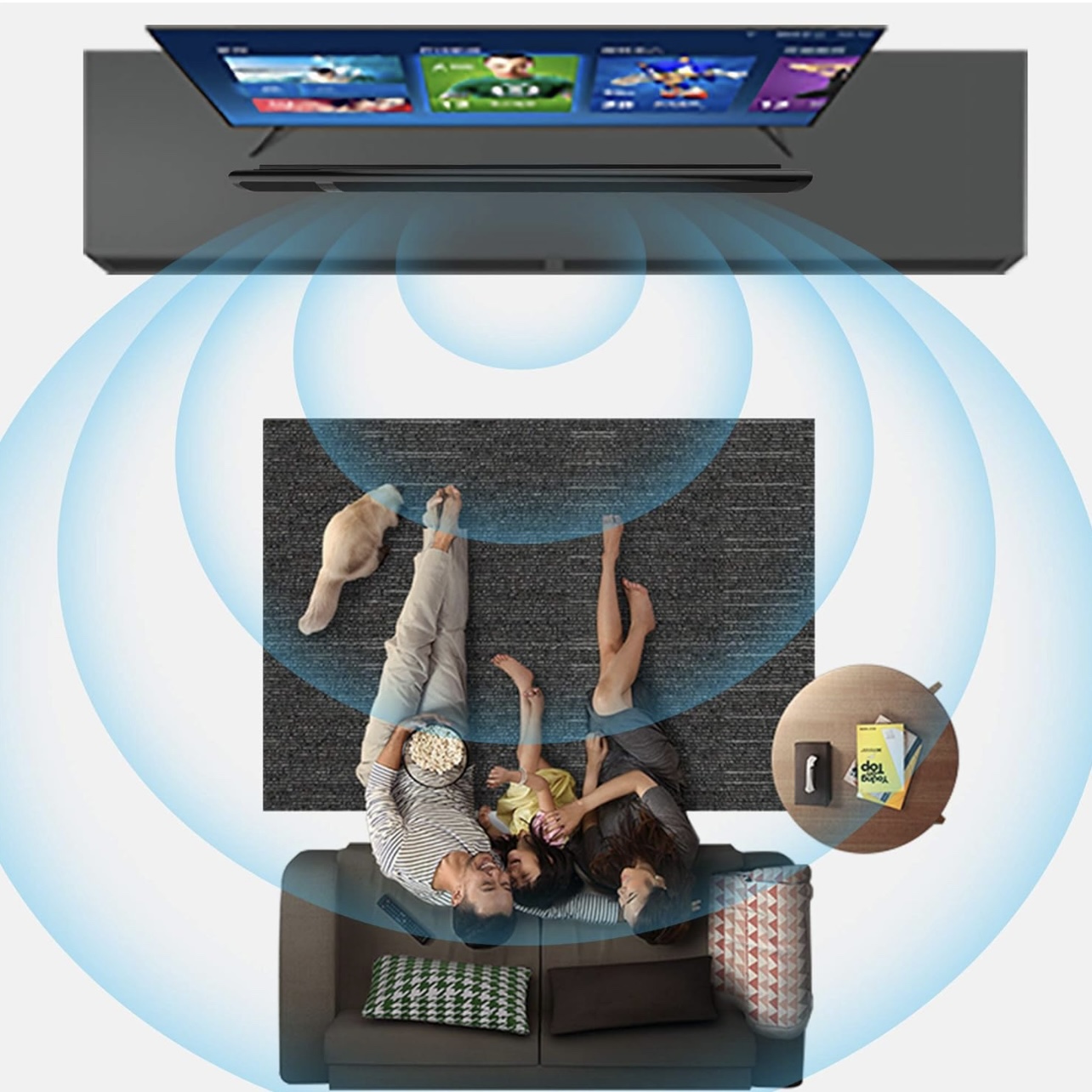 TV Sound Bar,Meidong Sound Bars for TV,Bluetooth Audio Speakers image indicator(4)