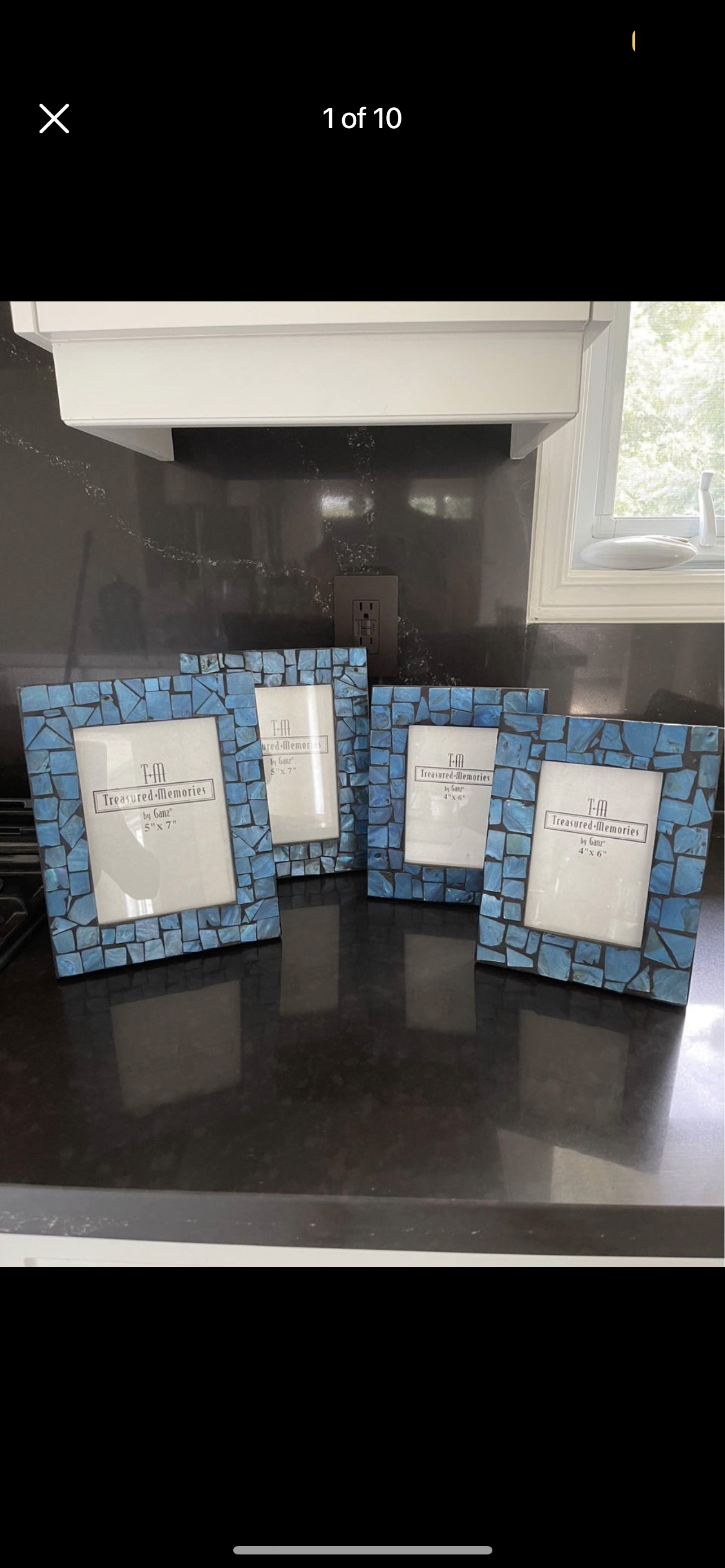 NEW - SET OF 4 PHOTO FRAMES