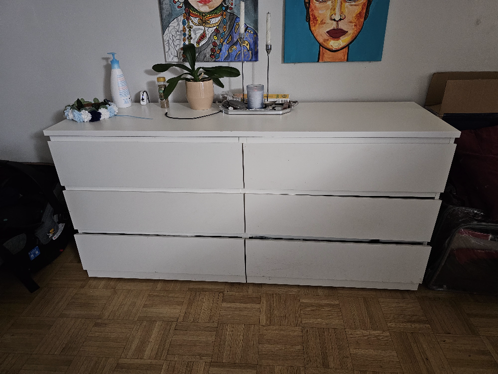 IKEA MALM 6 drawer dresser
