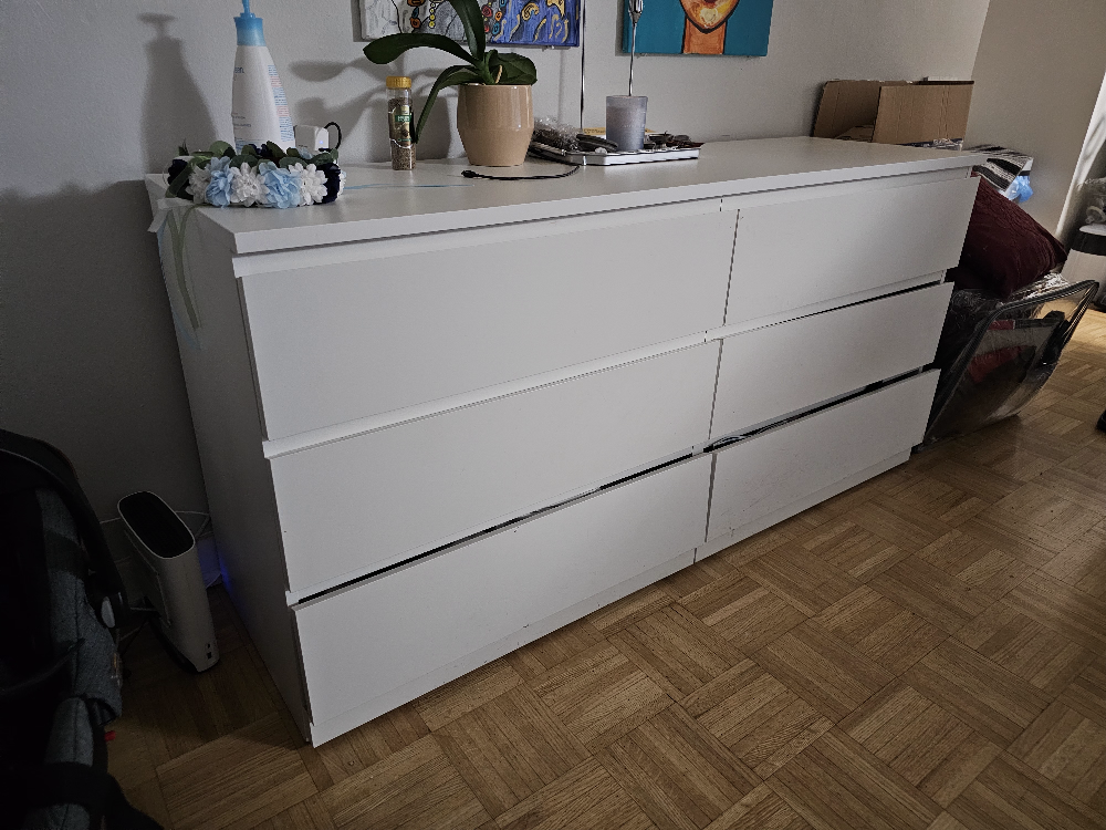 IKEA MALM 6 drawer dresser - photo 3