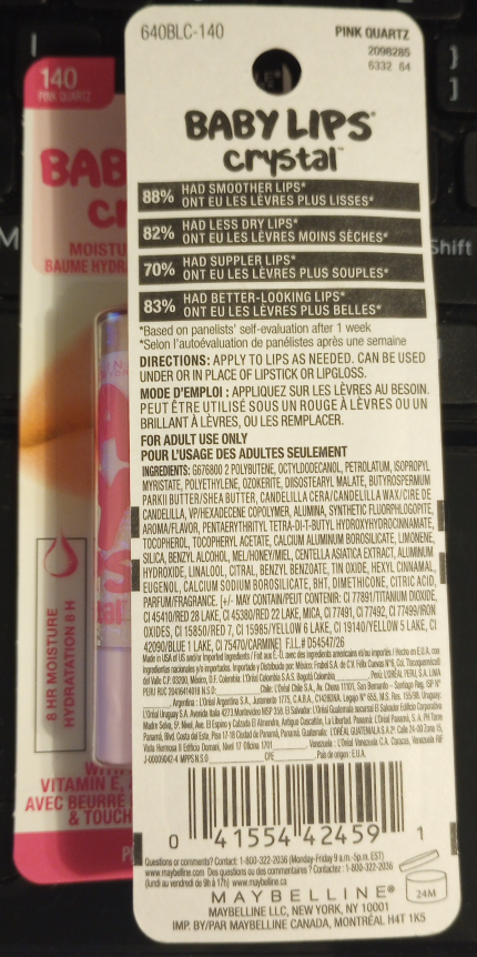 Maybelline Baby Lips Moisturizing Lip Balm 2-pack image indicator(2)
