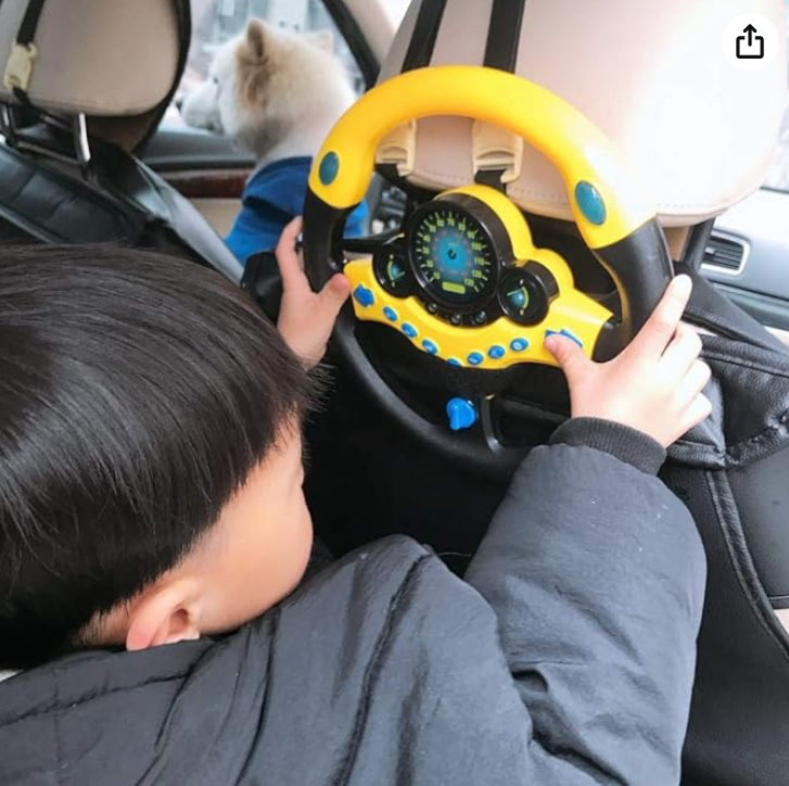 Steering Wheel and Pedal toy (I have two) - photo 4