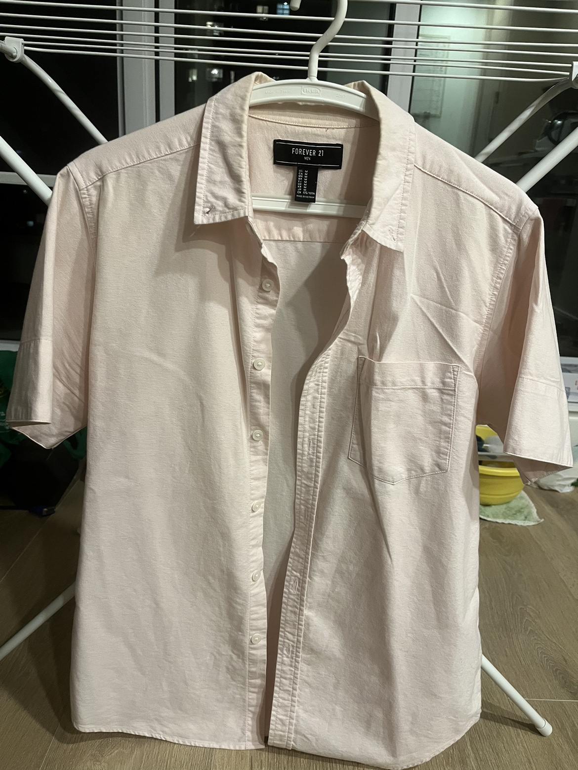 Light pink F21 short sleeve shirt thumbnail