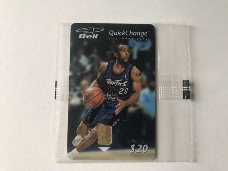 1997 Toronto Raptors / Bell Quick Change Damon Stoudamire #20
