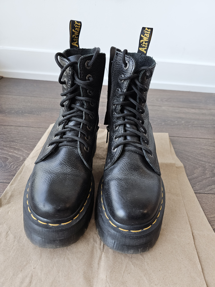 Dr Martins Jadon Pisa leather platform boots. Size 38/US M 6 W 7 - photo 2