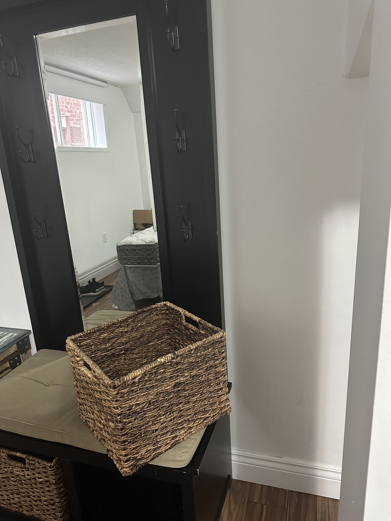 Hallway stand with bench -baskets NOT included - photo 4