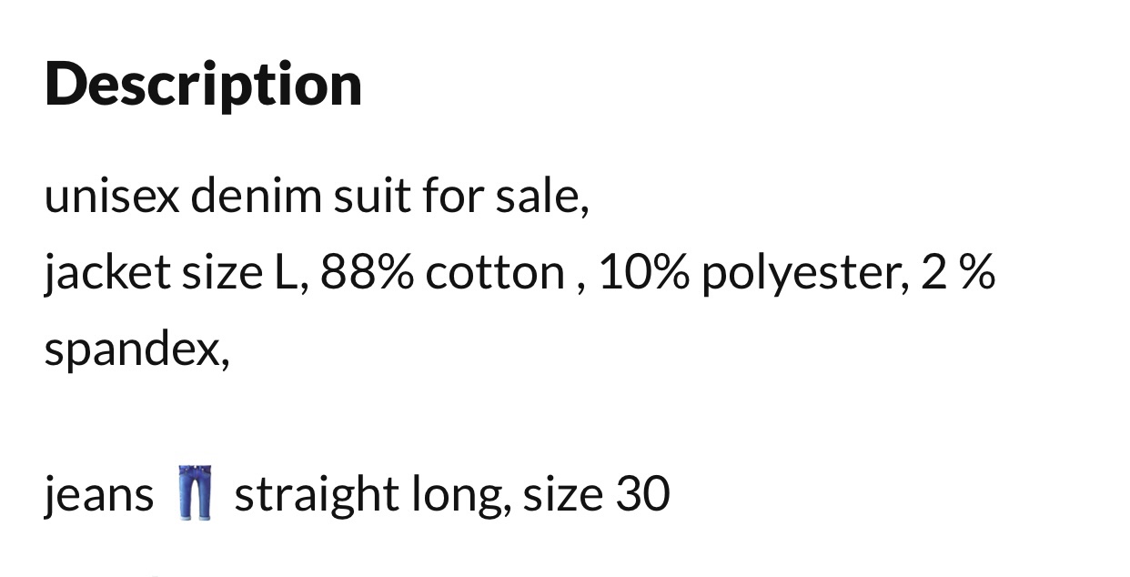 Unisex denim suit True Religion image indicator(10)