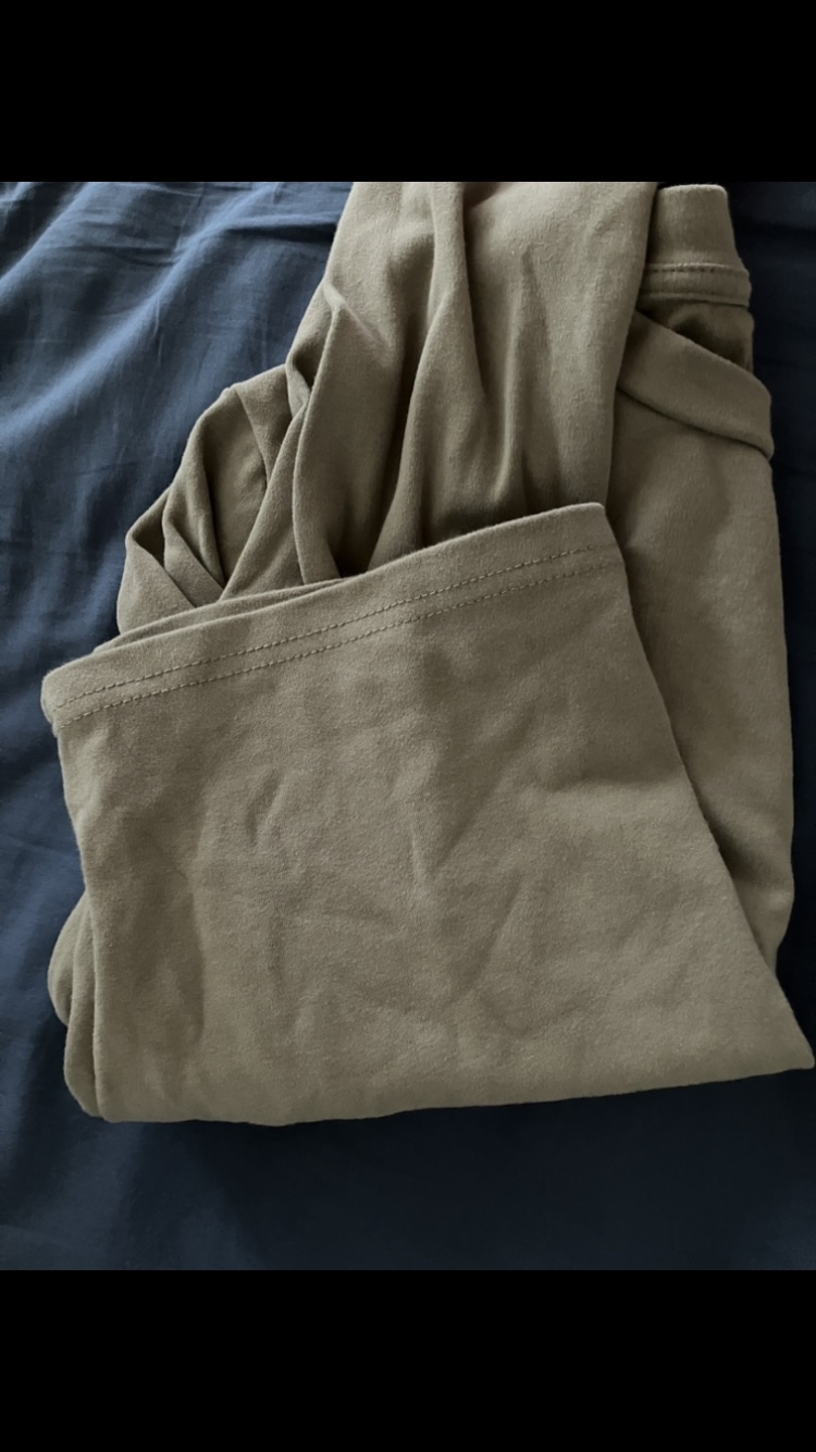 Shein Women’s Army Green Cotton Crop Top Shirt Size XL 👚💚 image indicator(6)