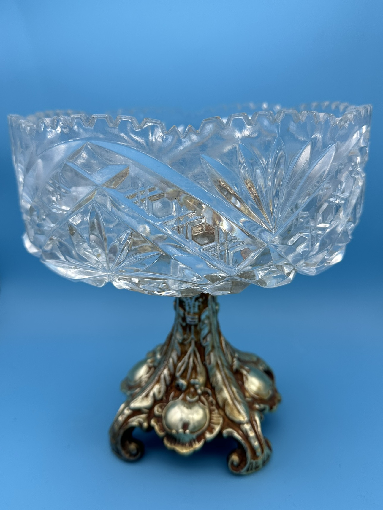 Vintage Pedestal Fruit Bowl