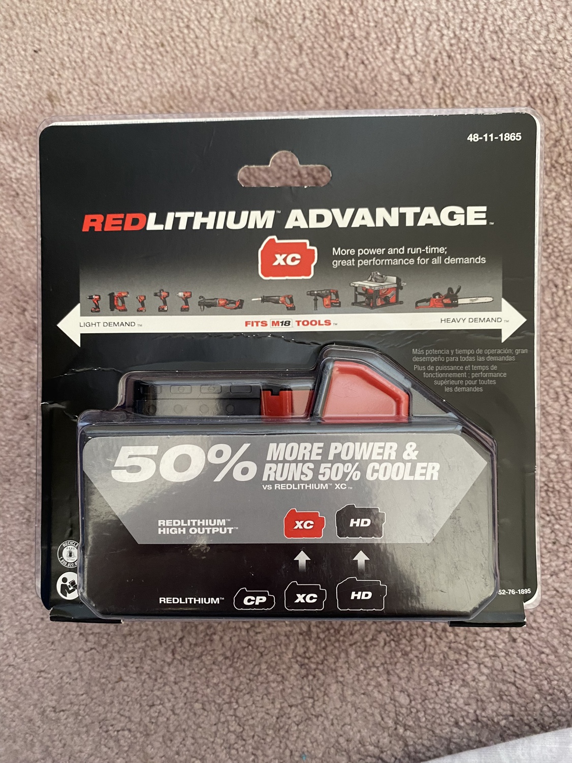 Milwaukee battery - new unopened - photo 2