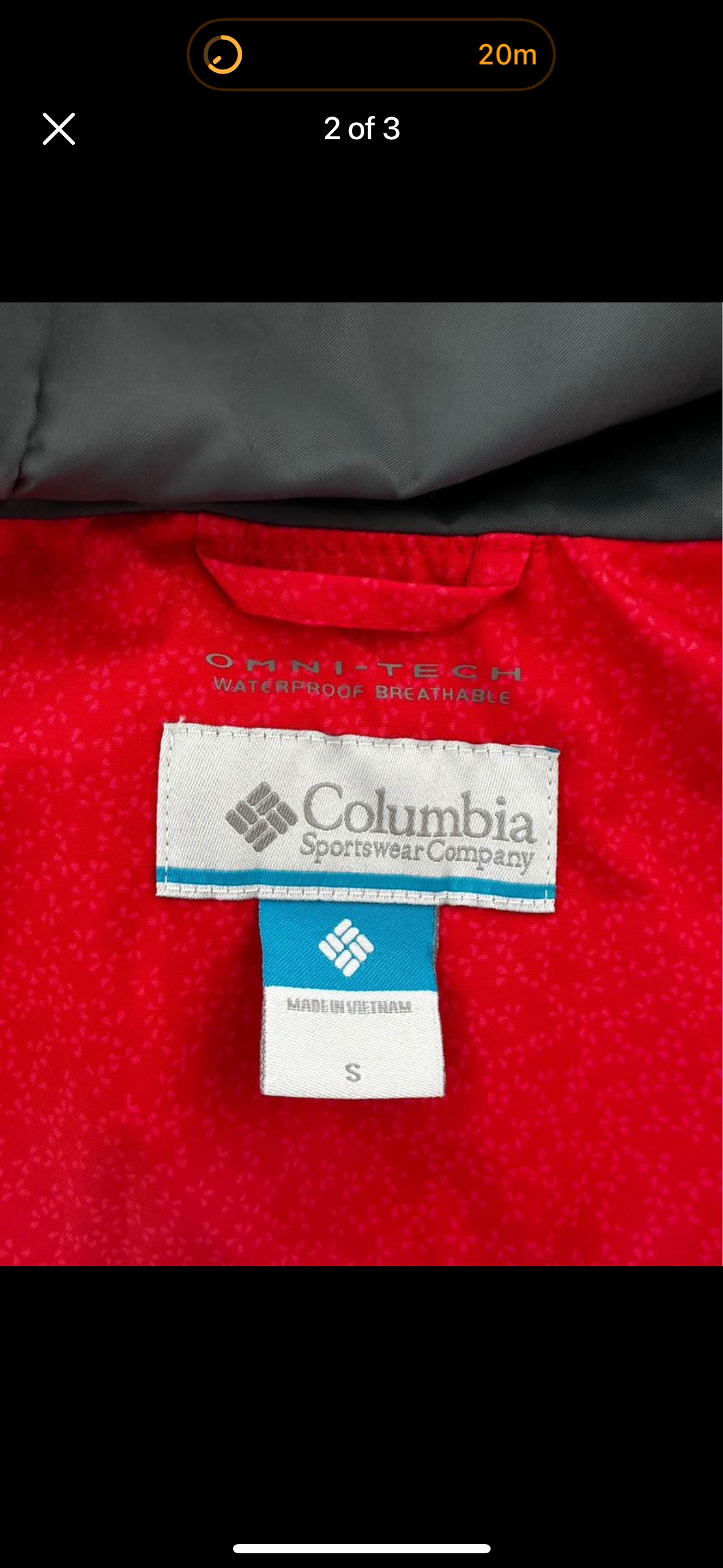Columbia Rainjacket Women’s size S - photo 2