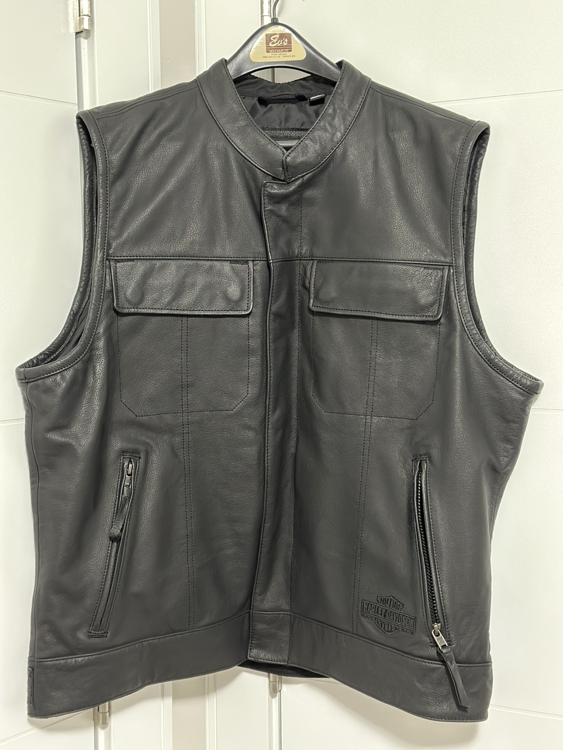 Harley Davidson Men’s Foster Leather Vest