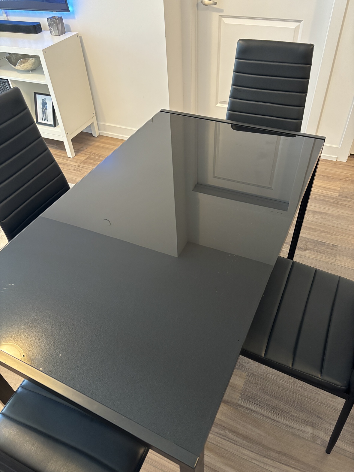 Black Dining Table and Chairs $150 - photo 2